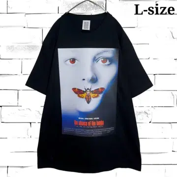 [ 새상품 ] 양들의 침묵 포스터 T셔츠 블랙 2