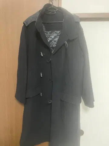 Darebridge 블랙 더플 코트