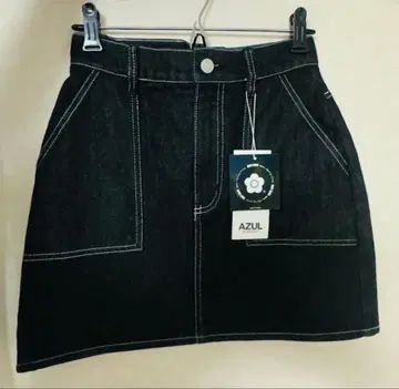 AZUL by moussy x MARYQUANT 콜라보 데님 스커트