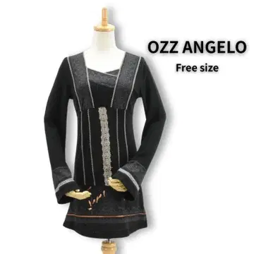 사용품 OZZ ANGELO (오즈 앙젤로) 울 터치 긴팔 튜닉