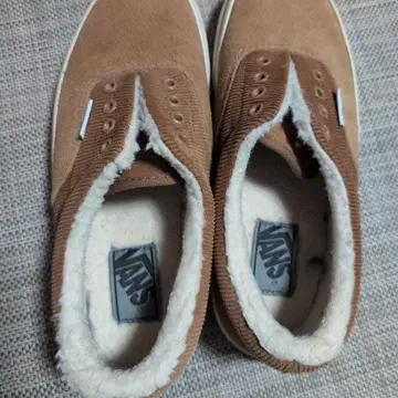 VANS 브라운 스웨이드 슬립온