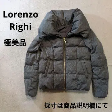 로렌조라이 다운&페더 채용 다운 자켓 그레이 새상품급