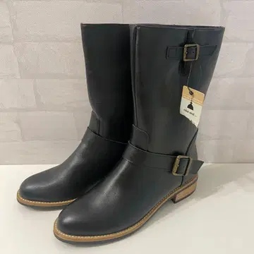 [미사용품] niko and - 엔지니어 부츠 가죽 천연 가죽 L 블랙