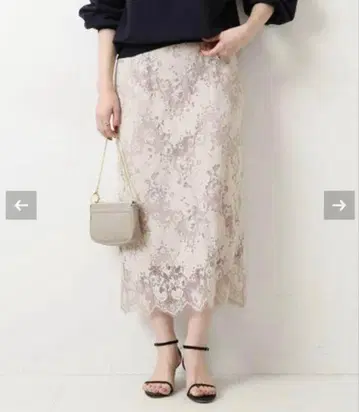 Spick and span 스픽 앤 스팬 러셀 레이스 스커트 36