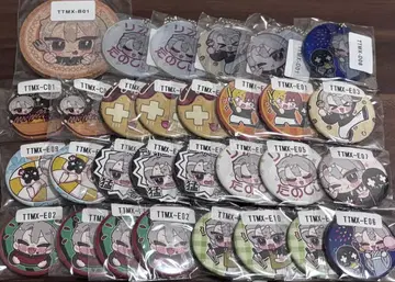 CR 토토믹스 웹폰 캔뱃지 코스터 키링 30개