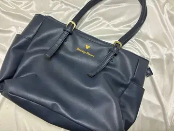 미키 마우스 네이비 토트백