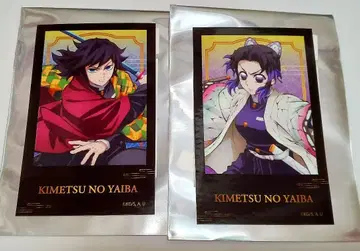 귀멸의 칼날 무한성편 트레이딩 스티커 토미오카 기유 코쵸우 시노부