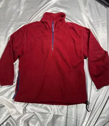 빨간색 레드 플리스 자켓 남성용