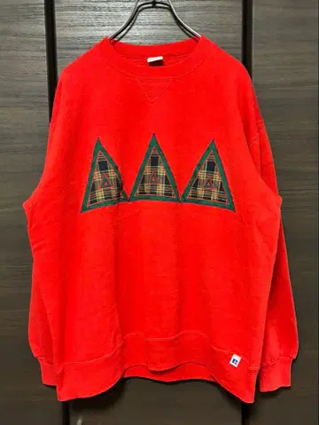 [ 80s~90s RUSSELL ATHLETIC ] USA제 패치 맨투맨