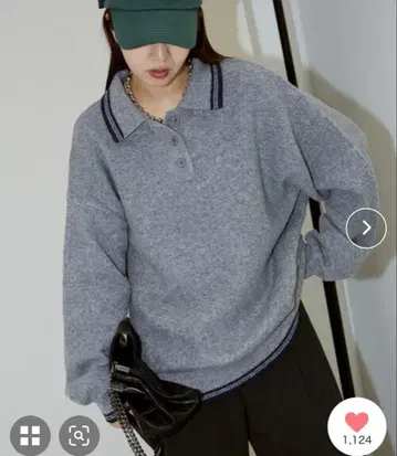 FREAK'S STORE PUBLUX/ 라인 폴로 니트