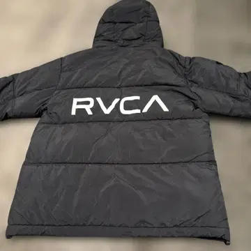 RVCA 후드 부착 패딩 자켓 블랙