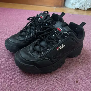 FILA 통굽 스니커즈 블랙