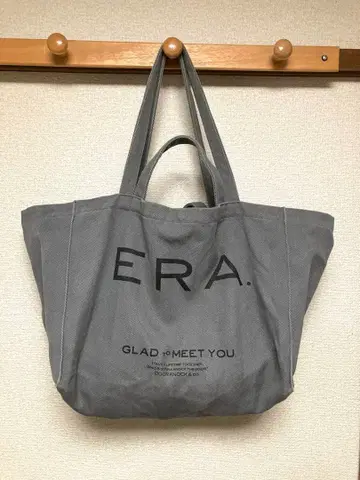 레어 ERA. BIG 토트백 2way 헤링본 캔버스