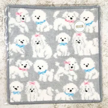 FEILER [ 모후모후 원찬 ] 손수건 실버 그레이 미개봉