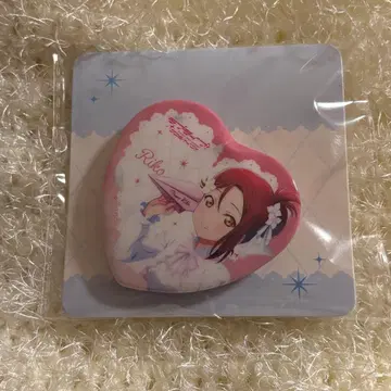 몰리 한정판 러브 라이브! 선샤인 하트형 캔뱃지 사쿠라우치 리코