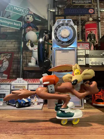 [ 레어 ] 와일리 코요테 폴리레진 피규어