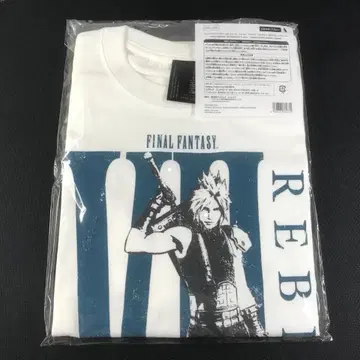 클라우드 화이트 x 그린 파이널 판타지 VII 리버스 티셔츠