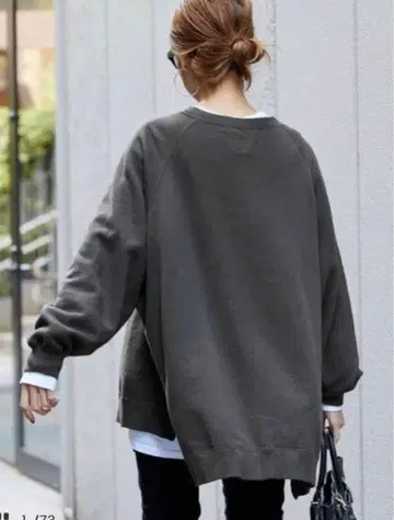 FRAMeWORK 래글런 판초 맨투맨 프레임워크 블랙