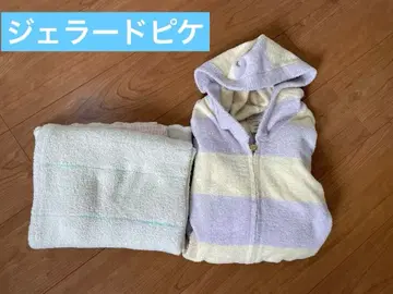 젤라토피케 후드 부착 스트라이프 룸웨어