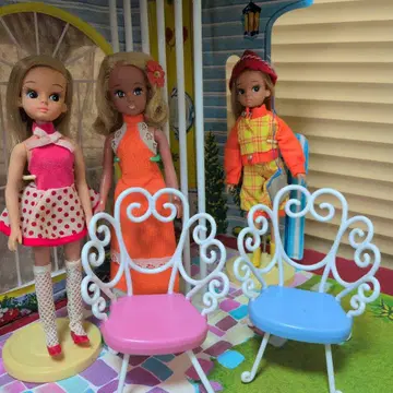 활기찬 리카짱 별장의자 2점 초대 리카짱