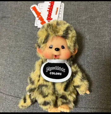 새상품 몽치치 COLORS 표범 무늬 마스코트 키체인