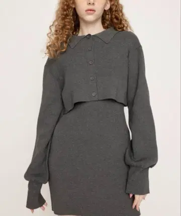 SLY 레이어드 투피스 미들 게이지 원피스