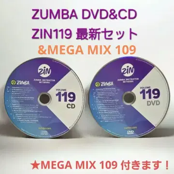 ZIN119 ZUMBA DVD & CD 세트