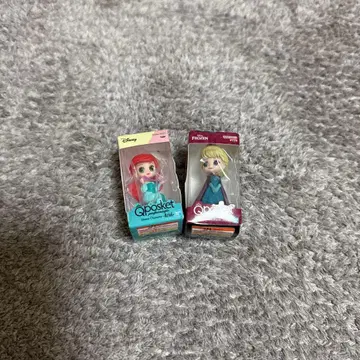 Disney Qposket 아리엘 엘사 세트
