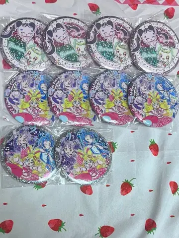 프리큐어 홀로그램 캔뱃지