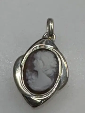 k10 실버 925 카메오 펜던트 중고품