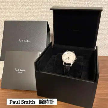 폴 스미스 아날로그 손목시계 실버/블랙