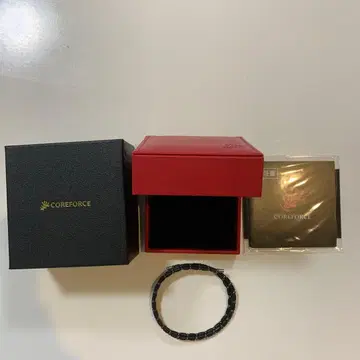 COREFORCE 블랙 팔찌 박스 포함 70