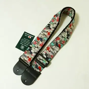 고양이 패턴 기타 스트랩 일본제 새상품