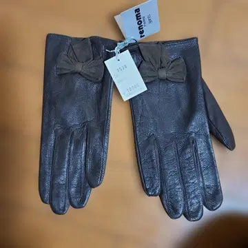 renoma 다크 브라운 가죽 장갑 S 사이즈