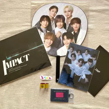 IMP. 굿즈 IMPACT 팜플렛 부채 은색 테이프 묶음 판매
