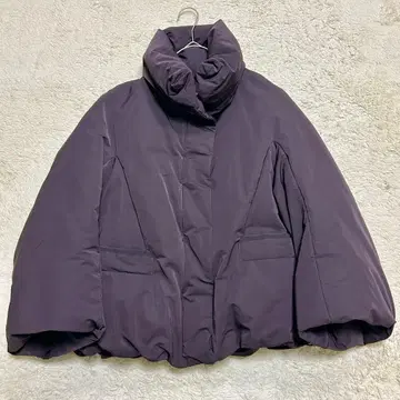 UNIQLO 유니클로 +J 다운 자켓 숏 퍼플 L 사이즈