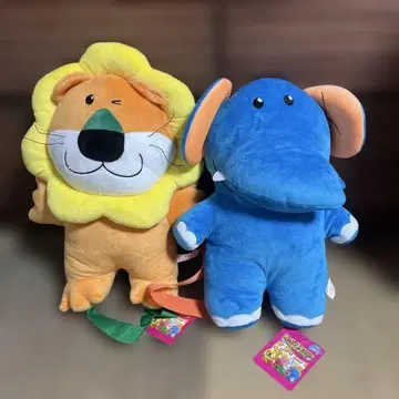 타베코 동물 THE MOVIE 봉제 인형 백팩 2개