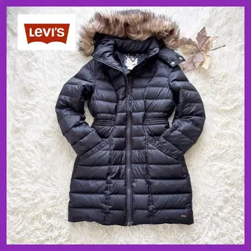 [새상품급] 리바이스 Levis/W 지퍼/후드티/다운 코트/M