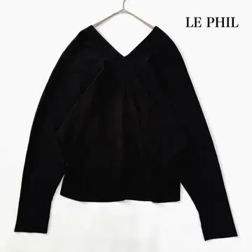 LE PHIL 루피 V넥 니트 돌먼 깔끔한 심플 고급