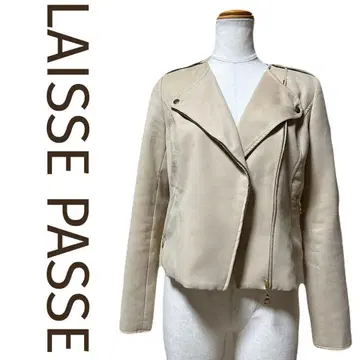 컨디션 최상 LaissePasse 레쎄 파쎄 라이더 자켓 스웨이드 느낌