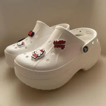 베라 헬로키티 클로그 샌들 화이트