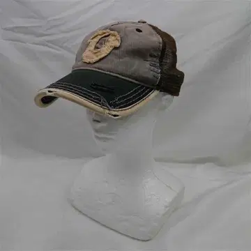 트루 릴리전 청바지 메쉬 캡 빈티지 가공 베이지 계열