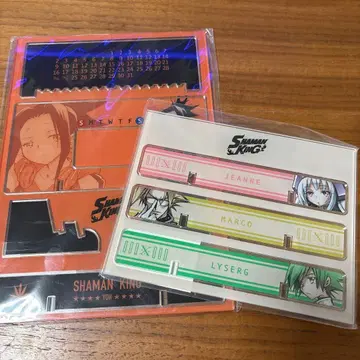 샤먼킹 아크릴 만년 달력 옷 갈아입기 부품