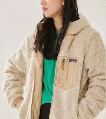 Patagonia 플리스 자켓 베이지
