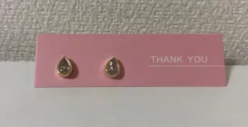 눈물형 크리스탈 귀걸이 새상품