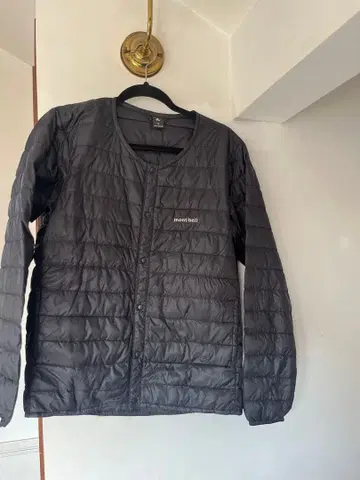 mont-bell 블랙 다운 자켓