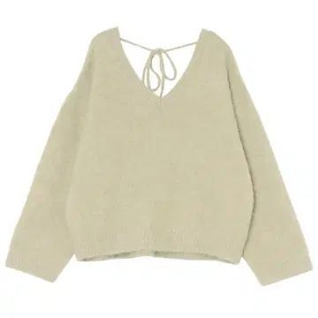 Ungrid 아이보리 백리본 니트 스웨터 프리 사이즈