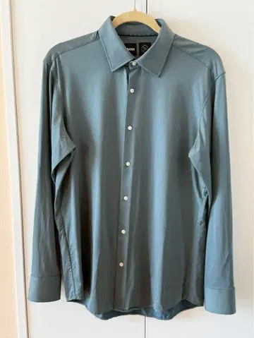 BOSS 레귤러 핏 긴팔 셔츠 그레이