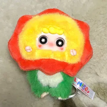MIGO. 꽃 모양 봉제 인형 키링 포함