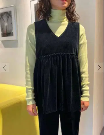 투모로우랜드 벨로아 도트 무늬 뷔스티에 베스트